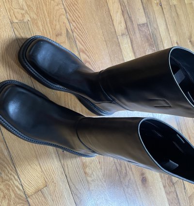 Prada Raf Simons Fall 2022 Leather Boot