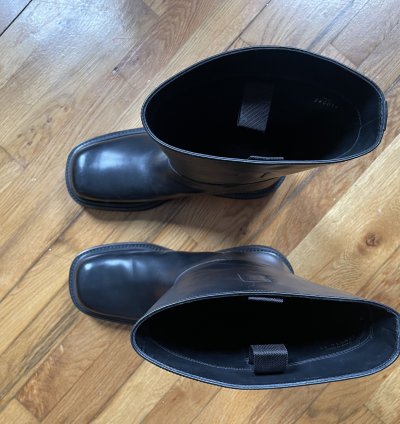 Prada Raf Simons Fall 2022 Leather Boot