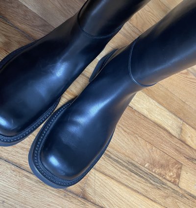 Prada Raf Simons Fall 2022 Leather Boot