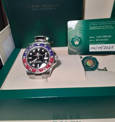 Rolex Gmt-master Ii Full Set Nuovo Mai Indossato Concessionario Italiano