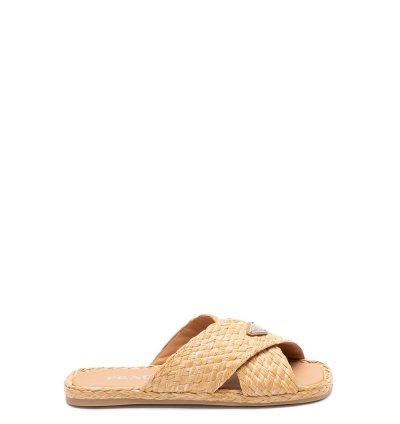 Prada Raffia Sandals Size Uk 10