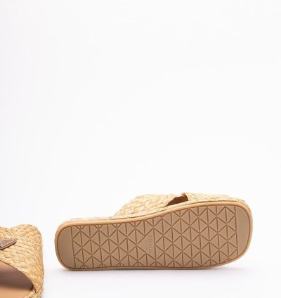 Prada Raffia Sandals Size Uk 10