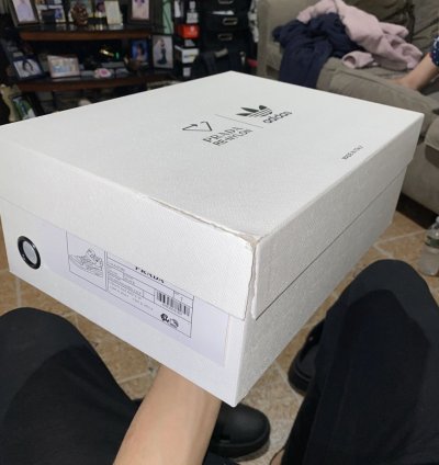 Prada Re-nylon Adidas Forum High In Core Black