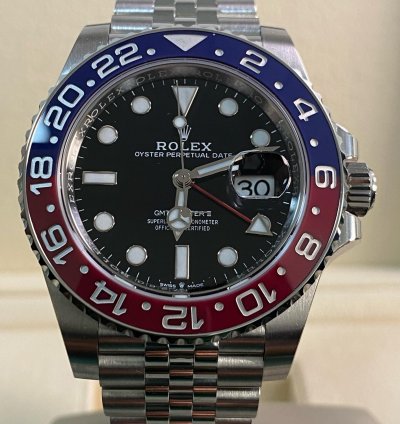 Rolex Gmt-master Ii Full Stickers 2022 New Gmt-master Ii Pepsi Steel Jubilee 126710blro Full Set