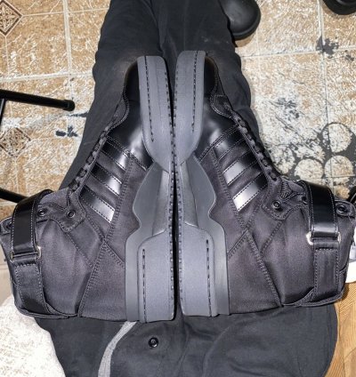 Prada Re-nylon Adidas Forum High In Core Black