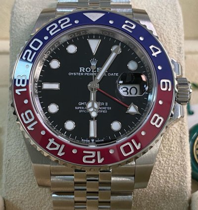 Rolex Gmt-master Ii Full Stickers 2022 New Gmt-master Ii Pepsi Steel Jubilee 126710blro Full Set