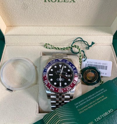 Rolex Gmt-master Ii Full Stickers 2022 New Gmt-master Ii Pepsi Steel Jubilee 126710blro Full Set