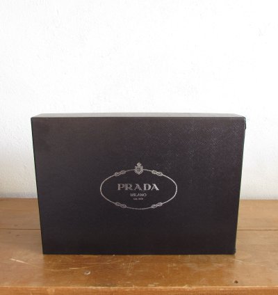 Prada Rocksand Leather Lace-up Shoes Black
