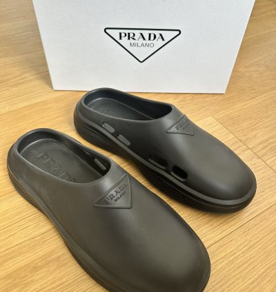 Prada Rubber Mules Mellow Mule