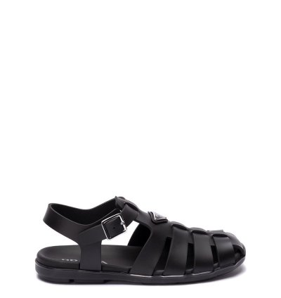 Prada Rubber Sandals Size Uk 9 For Men