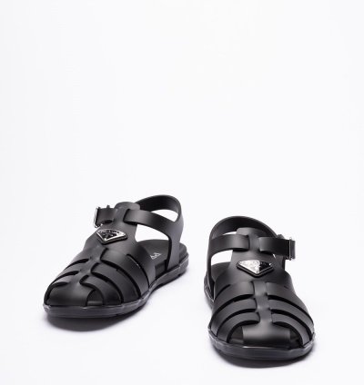 Prada Rubber Sandals Size Uk 9 For Men