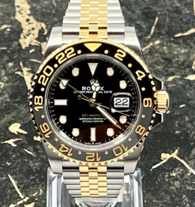 Rolex Gmt-master Ii New 2025 - Gmt-master Ii - 126713grnr - Steel Gold