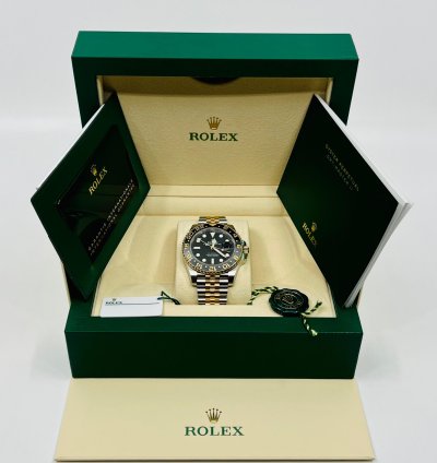Rolex Gmt-master Ii New 2025 - Gmt-master Ii - 126713grnr - Steel Gold