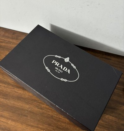 Prada Saffiano Logo Penny Loafers