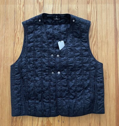 Stone Island Shadow Project Quilted Vest Black
