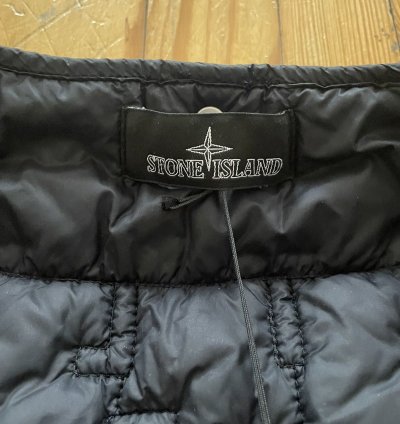 Stone Island Shadow Project Quilted Vest Black