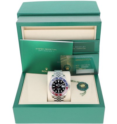 Rolex Gmt-master Ii New 2025 126710blro Pepsi Jubilee Steel 40 Mm