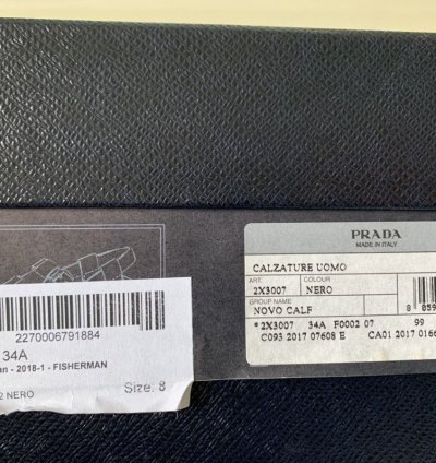 Prada Sandals Us 9 New