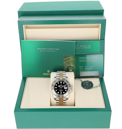 Rolex Gmt-master Ii New 2025 126713grnr Jubilee Yellow Gold Steel 40 Mm