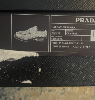 Prada Sayin Loafer With Crystal
