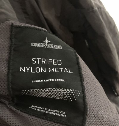 Stone Island Shadow Project Striped Nylon Metal Jacket