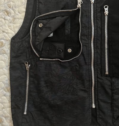 Stone Island Shadow Project Utility Vest Black Ss23 Gilet