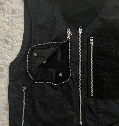 Stone Island Shadow Project Utility Vest Black Ss23 Gilet
