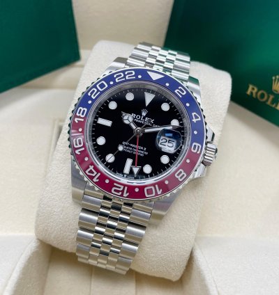 Rolex Gmt-master Ii New Gmt-master Ii 126710blro 40mm Stainless Steel Pepsi Jubilee Bracelet