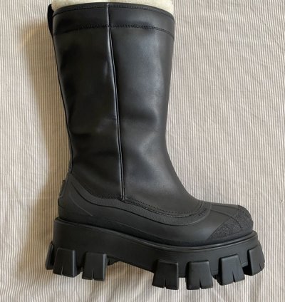 Prada Shearling Monilith Boots