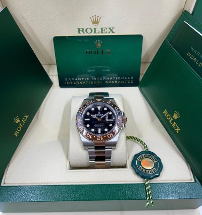 Rolex Gmt-master Ii New Gmt-master Ii 126711chnr Rootbeer Steel Everose Rose Gold
