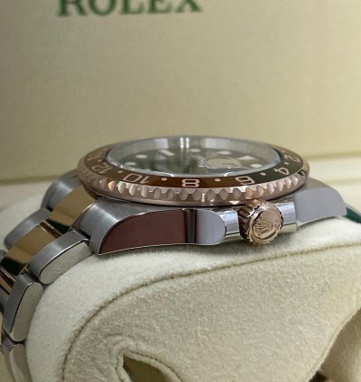 Rolex Gmt-master Ii New Gmt-master Ii 126711chnr Rootbeer Steel Everose Rose Gold