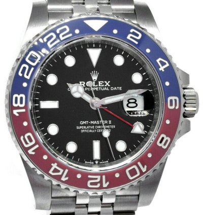 Rolex Gmt-master Ii New Rolex Gmt-master Ii Steel Ceramic Pepsi Jubilee Watch 23 126710blro