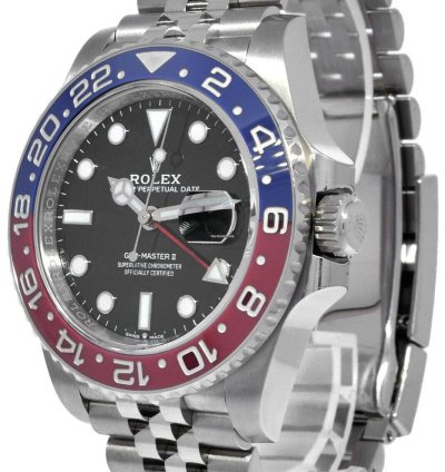 Rolex Gmt-master Ii New Rolex Gmt-master Ii Steel Ceramic Pepsi Jubilee Watch 23 126710blro