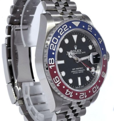 Rolex Gmt-master Ii New Rolex Gmt-master Ii Steel Ceramic Pepsi Jubilee Watch 23 126710blro