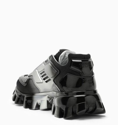 Prada Silver Black Prada Cloudbust Thunder Trainer