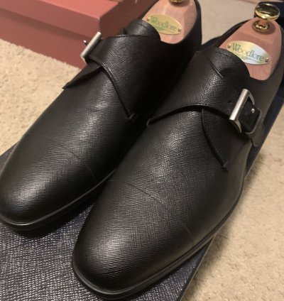 Prada Single Monk Dress Shoe
