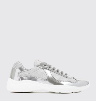 Prada Sneakers Men Silver