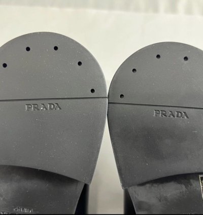 Prada Spazzolato 12 5 Rubber Soled Dress Shoe