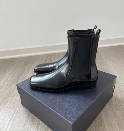 Prada Spazzolato Fume Boots