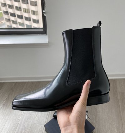 Prada Spazzolato Fume Boots