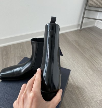 Prada Spazzolato Fume Boots