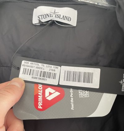 Stone Island Soft Shell With Primaloft 44027 Navy Large