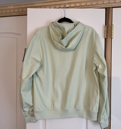 Stone Island Soft Shell- Pistachio Hooded Jacket Size