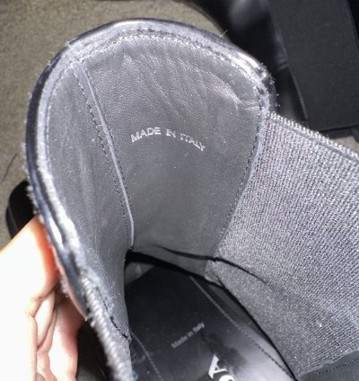 Prada Square Toe Chelsea Boots