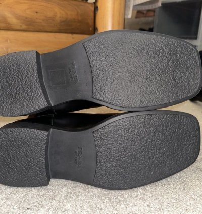 Prada Square Toe Chelsea Boots
