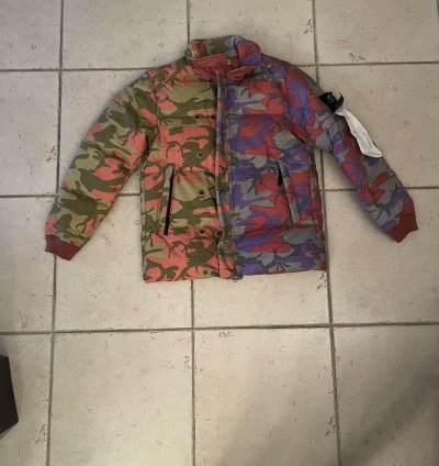 Stone Island Split Camo Puffer Jacket
