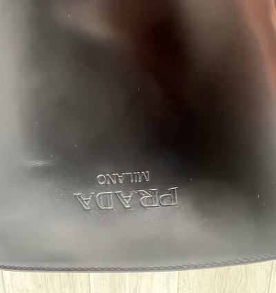 Prada Square Toe Embroidered Logo Boots