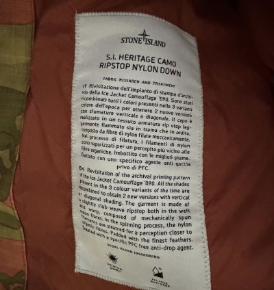 Stone Island Split Camo Puffer Jacket