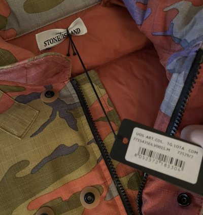 Stone Island Split Camo Puffer Jacket