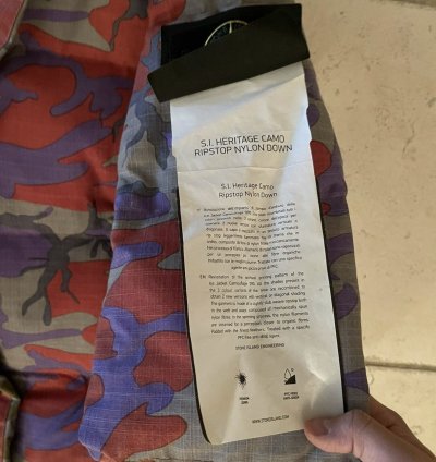 Stone Island Split Camo Puffer Jacket